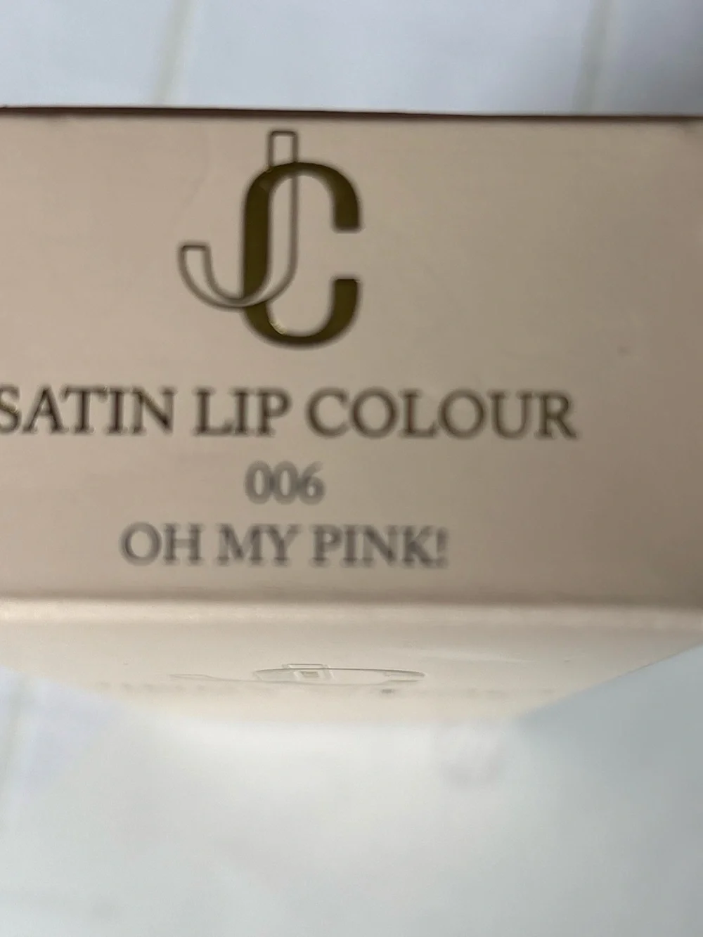 Jimmy Choi seduction collection satin lip color   005. Oh my pink